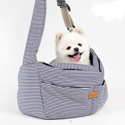 亚马逊宠物包 猫狗旅行便携斜挎单肩包透气网布宠物背包 宠物用品|ms