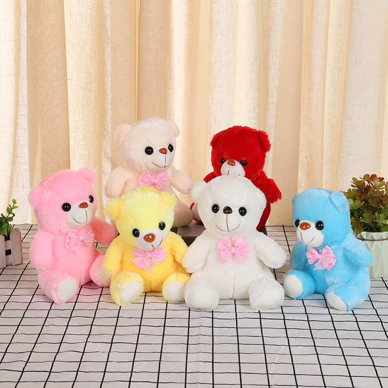 20cm Teddy Bear LED Colorful Luminous Mu...