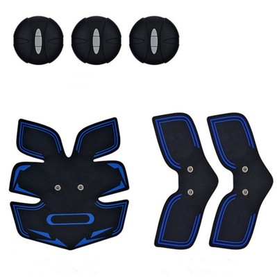 新款充电款健腹仪EMS微电流懒人增肌减肥瘦身仪健身收腹仪全英文