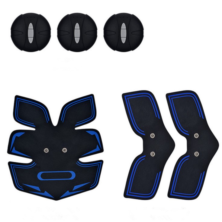 新款充电款健腹仪EMS微电流懒人增肌减肥瘦身仪健身收腹仪全英文