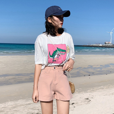 Manufactor Direct selling lady summer shorts leisure time Jeans chic Korean Edition Women's wear student Tide pants On behalf of