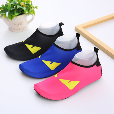 Sandy beach Socks shoes Parenting diving Snorkeling children Wading Upstream Swim shoes Soft shoes non-slip Anti-cut Barefoot Skin care shoes