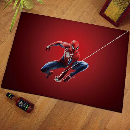 European and American Style Movie Mat Anti-Slip Mat Flannel Entrance Mat Kitchen Customizable Foot Mat
