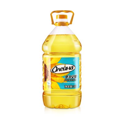 乌克兰进口葵花籽油奥力安娜压榨葵花籽油 食用油5升装 现货批发|ms