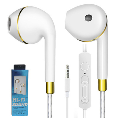 耳塞式手機線控通用耳機 重低音帶麥適用于安卓蘋果耳機工廠直銷