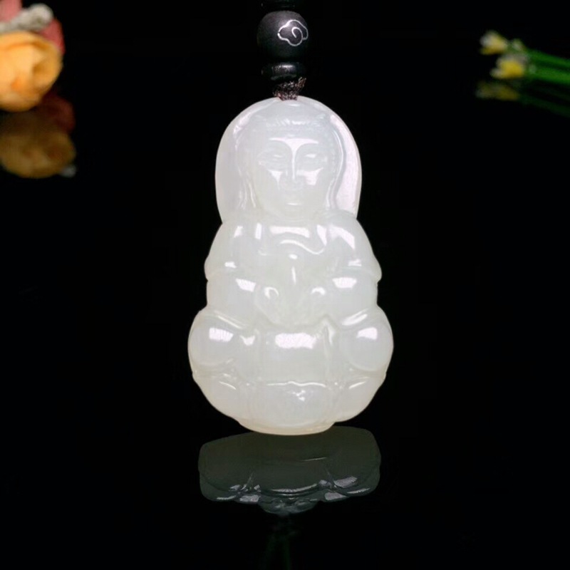 Nanyang Jade article Firm wholesale Jingping Guanyin Security and peace Guanyin And nephrite jade Auspicious Guanyin