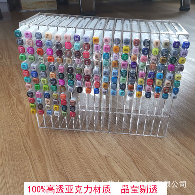 Penholder Acrylic Display rack marker pen Penholder Stationer Fine Arts Exhibition Crayons marker pen Storage rack