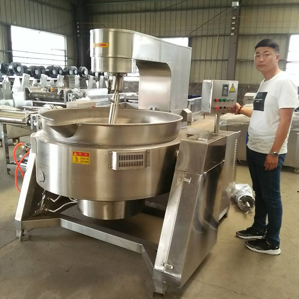 坚果炒锅 导热油半自动行星搅拌夹层锅 瓜子炒制设备 可定制