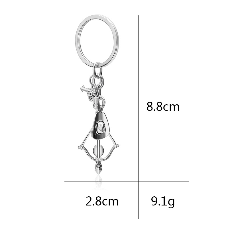 Fashion Simple New  Western Europe Cowboy Series Keychain Cowboy Hat Revolver Keychain Wholesale display picture 1