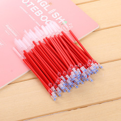 【Factory Supply 100 Pen Refills】Student 0.5mm Bullet Tip Tri-Color Pen Refills Student Stationery Neutral Pen