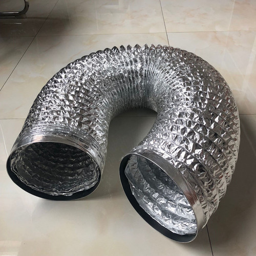 Kitchen range hood exhaust pipe aluminum foil exhaust pipe telescopic steel wire hose tinfoil pipe range hood accessories 160