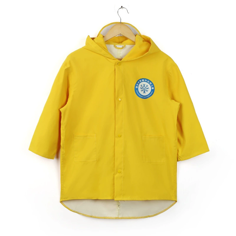 Детский плащ на заказ для мальчиков и девочек, детский сад, детское рекламное пончо, милый водонепроницаемый детский плащ с героями мультфильмов
