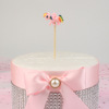 New product Creative Clear Colorful Colorful Pony Cake Account Party Cake Caps Baking Cake Decoration