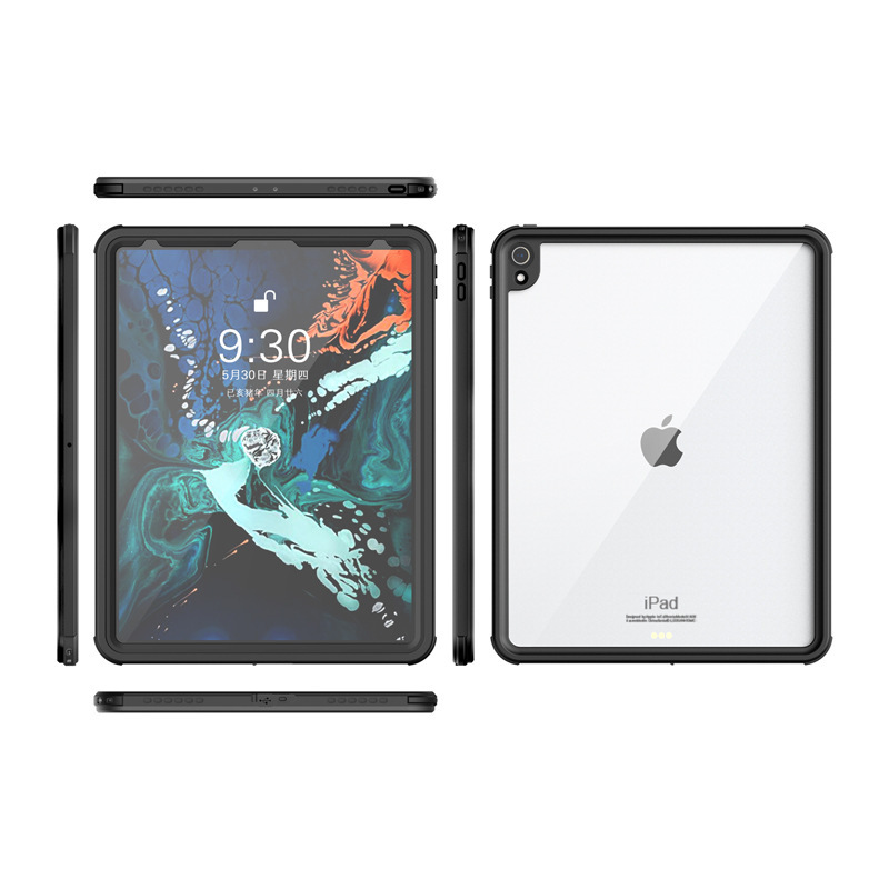Cross-border Hot Sale Suitable for Apple iPad Pro 12.9 Four-proof Flat Shell Double Thickened Outdoor Protective Shell