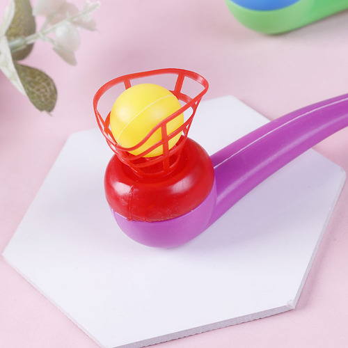 Classic nostalgic toy suspended pipe blowing ball plastic suspended pipe blowing ball toy suspended ball manufacturer