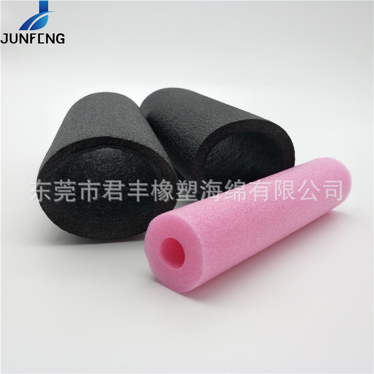 黑色珍珠棉epe空心管 运输包装海绵保护套缓冲减压珍珠绵管