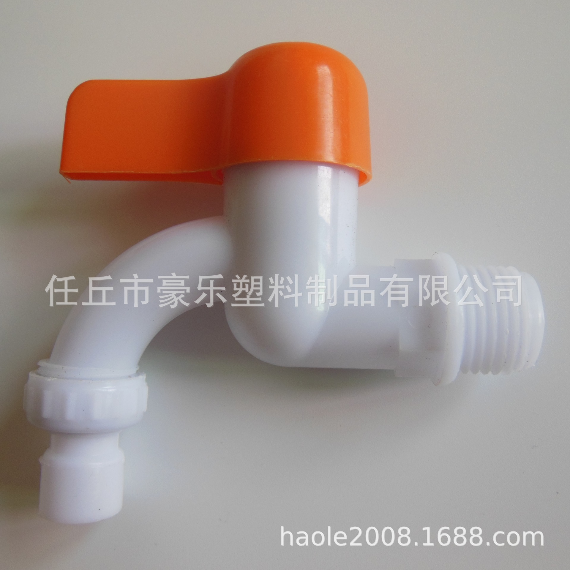 Plastic quick-opening faucet, orange handle, plastic faucet, orange handle, quick-opening faucet, 4/6 plastic faucet details Picture