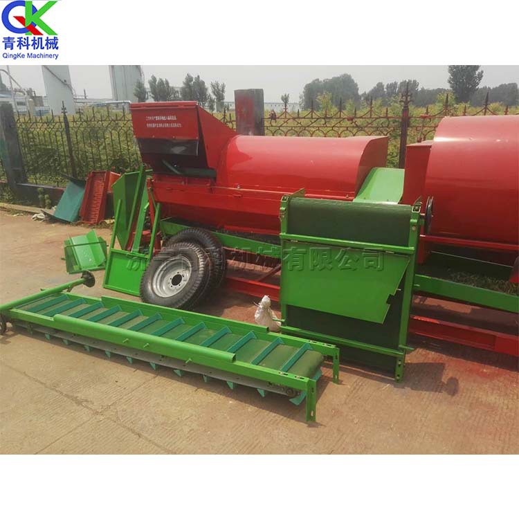 小型干湿两用花生摘果机 全自动花生收果机 家用农田花生收获机