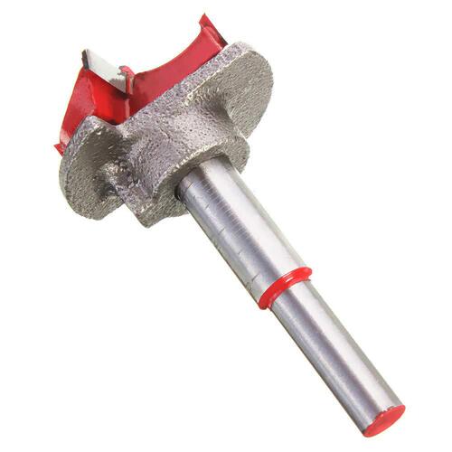 Carbide woodworking hole opener, positioning woodworking drill bit, flat wing drill hinge hinge special hole expander 35mm
