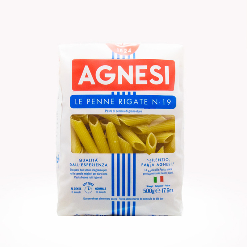 安尼斯#19號直通形意大利面 500克意大利進口商超批發歐式餐廳