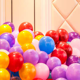 批发1.2克珠光圆形气球 10寸婚庆装饰气球 婚礼派对加厚乳胶气球