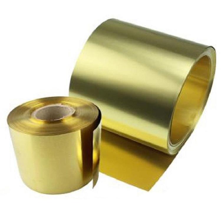 H65 C2680 CuZn35黄铜带brass foil黄铜箔高精五金冲压拉伸铜带材