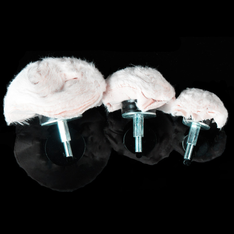 批发棉布蘑菇型抛光磨头 白布抛光轮 白布抛光磨头 带柄布轮磨头