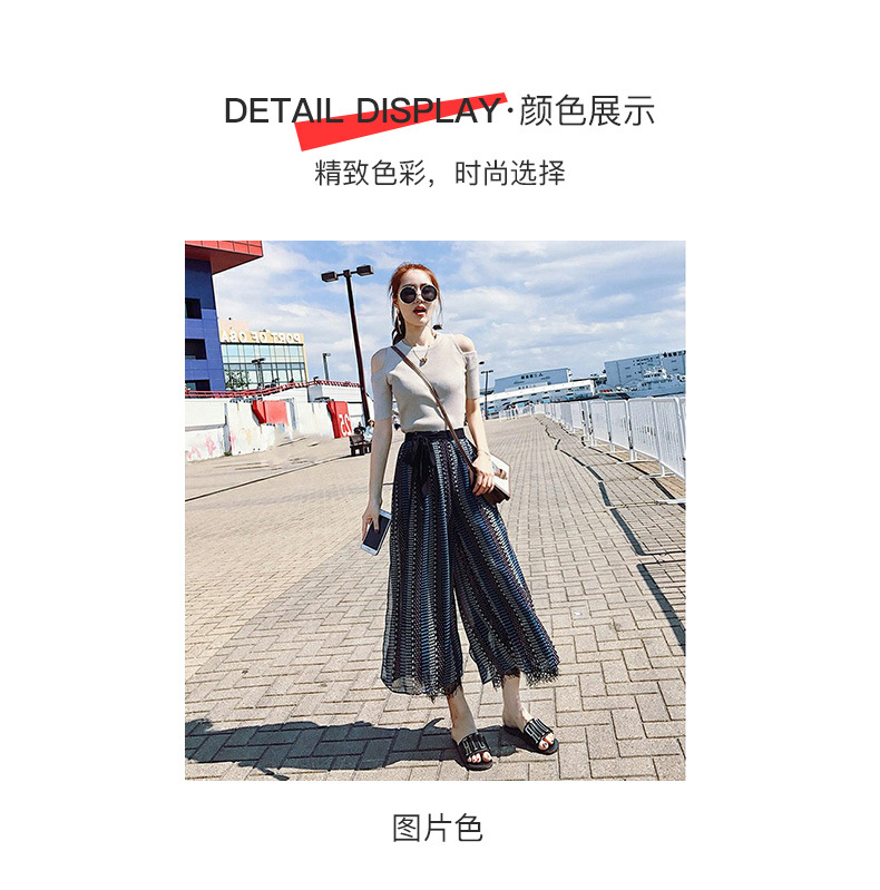 Costume femme en Tricot + mousseline - Ref 3333919 Image 10