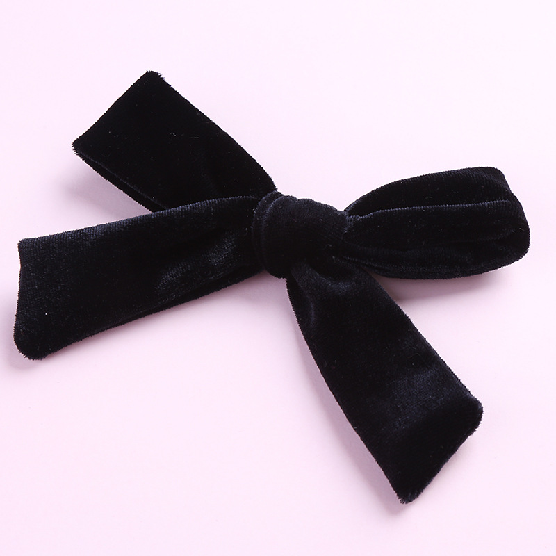 Hair Clip Hair Accessories Type Fashion Bow Knot Flannel Hair Clip