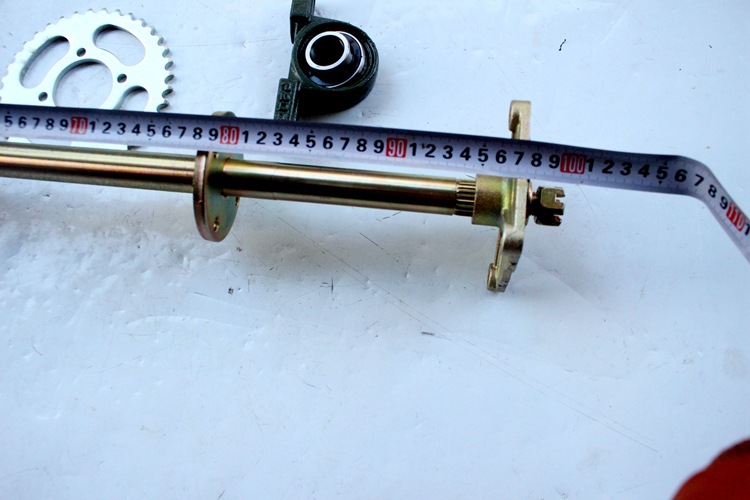 DIY three-wheel four-wheel motorcycle ATV kart modification accessories 1 m rear suspension bold rear axle rear axle