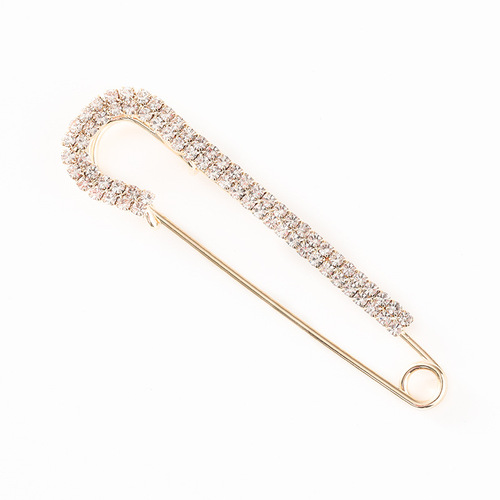 European and American rhinestone brooches, creative alloy diamond sweater accessories, pins and scarf buttons, cross-border foreign trade accessories