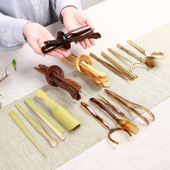 【產地直銷】茶具茶道配件茶勺茶針茶夾六君子零配組合批發