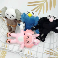 潮款 芝麻街玩偶KWAS穿衣系列毛絨公仔掛件鑰匙扣掛件女生禮物