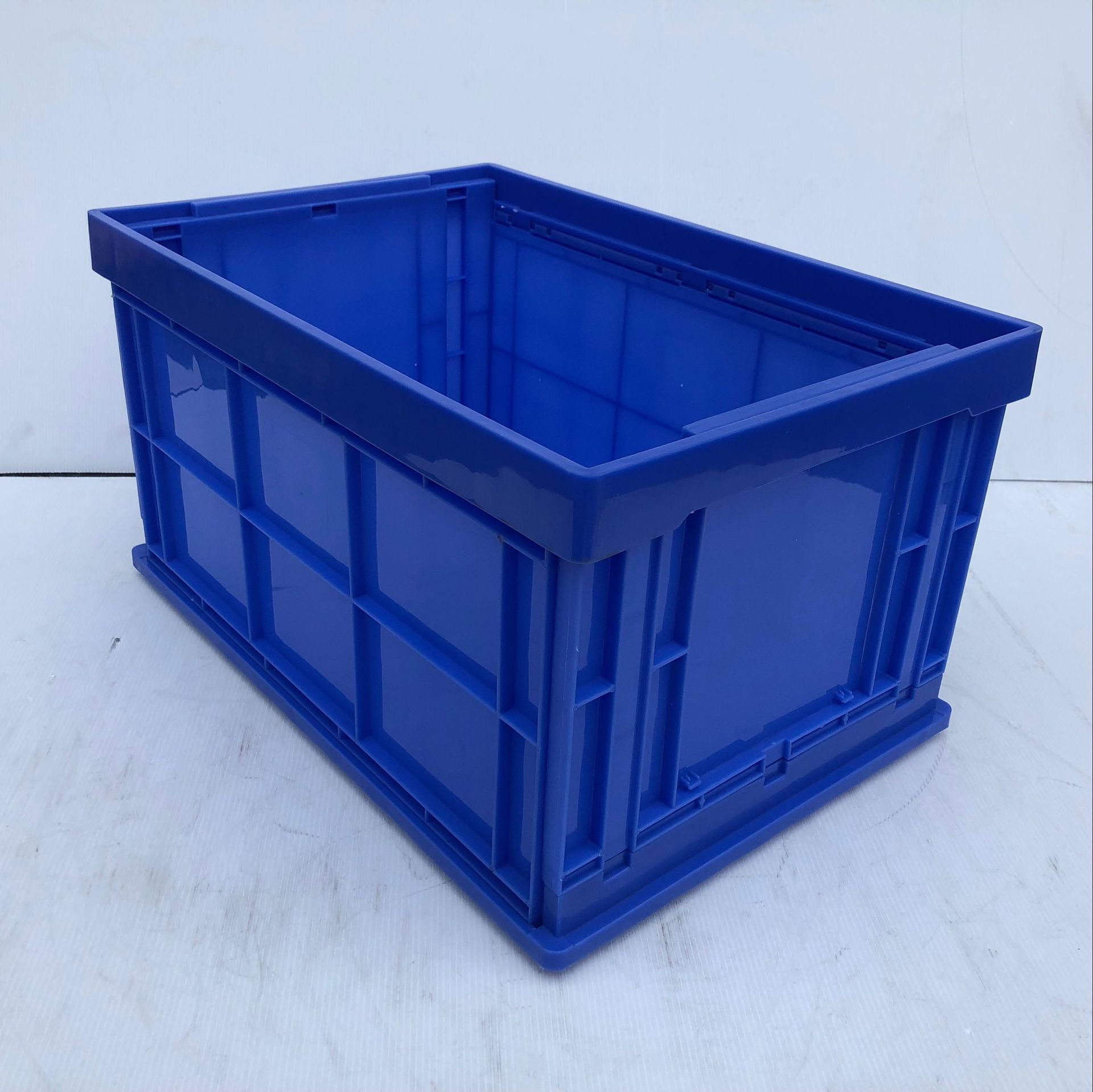 厂家直供塑胶储物折叠箱塑料汽配箱整理箱收纳箱带盖周转化妆品箱