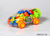 Intellectual transport, multicoloured mixed constructor, plastic toy, family style, handmade
