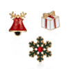 Brooch, cartoon set, cute Christmas clothing, accessory