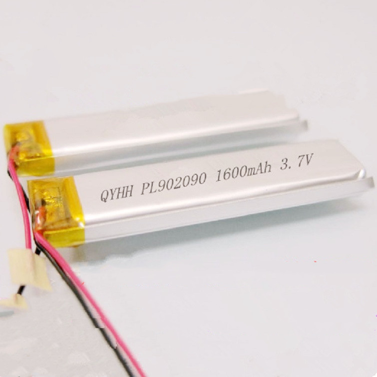 厂销 聚合物锂电池902090长条形电池 筷子状1600mah 3.7V 901890
