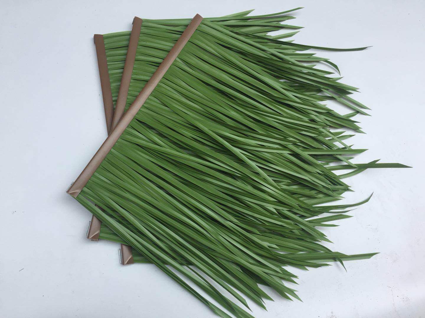 仿真茅草瓦塑料毛草凉亭木屋顶混搭色人造工程加厚装饰假稻草户外