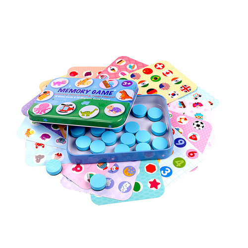 Little Migratory Bird Iron Box Memory Chess 0.28 Logical Thinking Training Children's Brain Intelligence Development Puzzle Early Education Toy