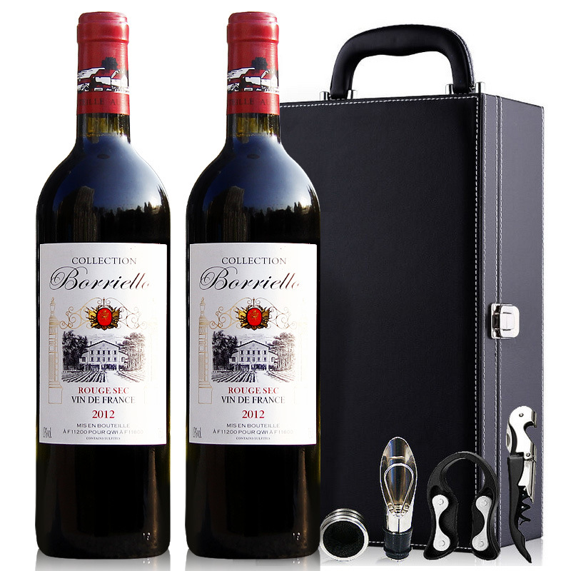 包邮一件代发法国原瓶进口红酒 波尔多产区干红葡萄酒 扫码价389