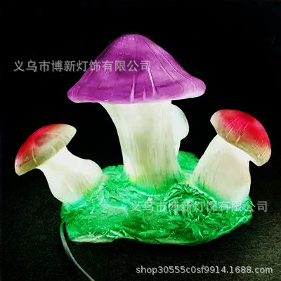 Cross-border supply LED mushroom lighting fixtures, outdoor waterproof creative animal-shaped lights, landscape courtyard park ornaments detail image 5