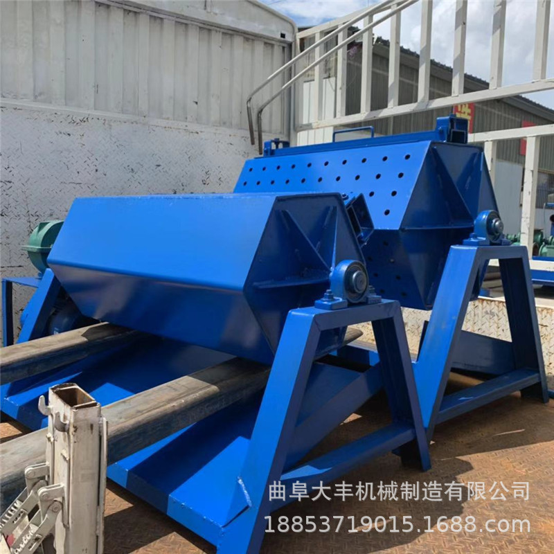 钢铁件除锈翻新机六角滚筒研磨机 干抛无酸洗除锈铁件滚筒抛光机