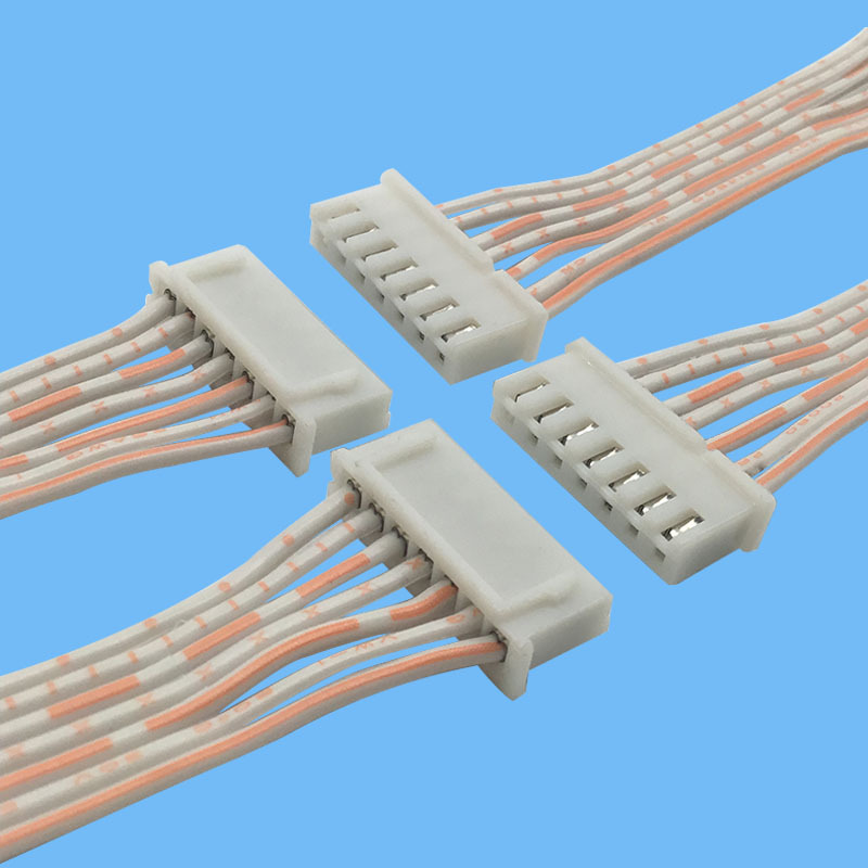 direct deal JC20 Terminal line 20080 Orange white soft flat cable 2.0 Spacing PCB Connect Cable customized
