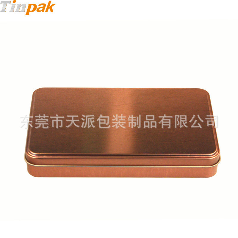 彩妆金属盒子长方形 马口铁铁盒 彩妆马口铁盒长方形定制厂家