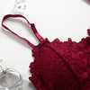 Lace fashionable underwear solar-powered, top with cups, detachable tube top, beautiful back