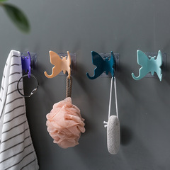 Creative Colorful Butterfly Invisible Hook, Kitchen Bathroom Powerful Wall Mount Adhesive Multi-purpose No Drill Hang Rack