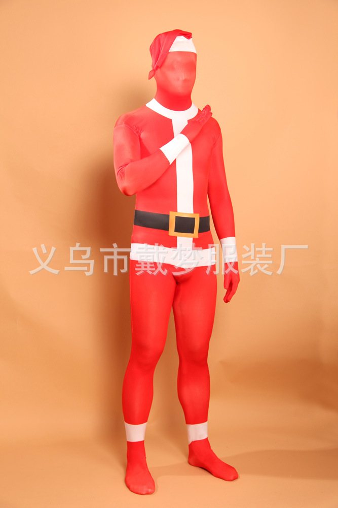 Red hoody, hat, tight, cosplay 2