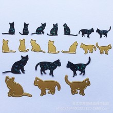 猫咪刀模小猫碳钢刀模 cats cutting dies