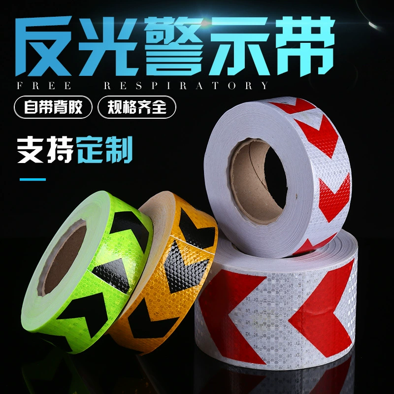Светоотражающая наклейка для кузова автомобиля решетка стрелка Светоотражающая полоса направляющая этикетка грузовик светоотражающая пленка производитель светоотражающих полос