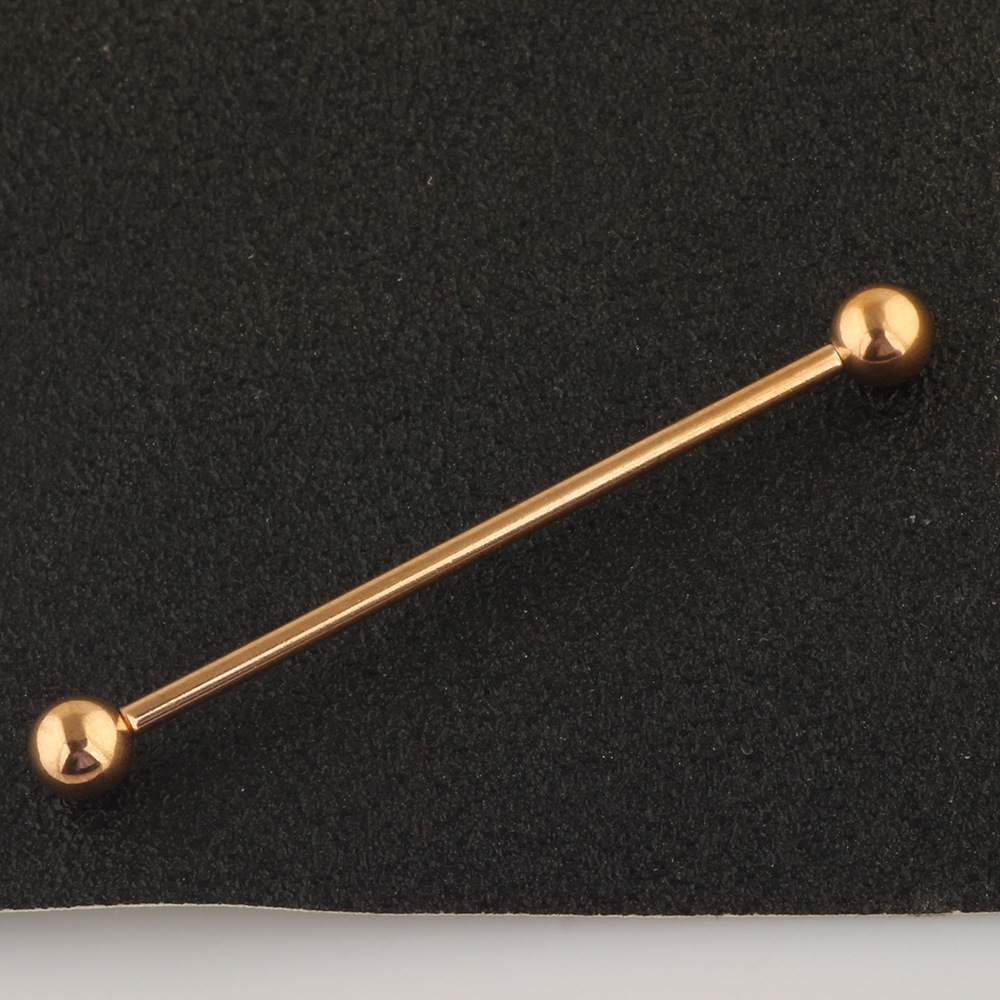 13 Pcs Body Piercing Jewelry Set Nose Ring Nose Stud Lip Ring Industrial Barbell Earrings Stainless Steel Rose Gold detail image 17